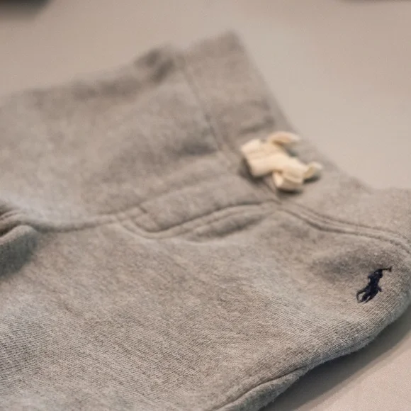 Ralph Lauren Light Gray Kids Joggers - Picture 2 of 3